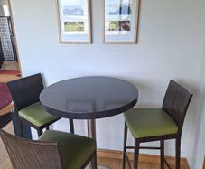 high bar table and 3 chair