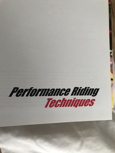 Performance Riding techniques encyclopaedia printed in 2006