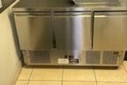 Stainless steel commercial under-counter/prep fridge