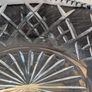Large Bohemian Style Hand Cut Crystal Bowl Diamond Fan 22cm Image 2