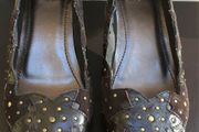 Ladies Brown Leather and Suede Shoes by Pierre Chupin