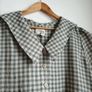 Pure Linen Gingham Dress Size Xl Image 10