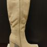 Stylish Beige Knee-High Boots  Size 40  Brand New Image 2