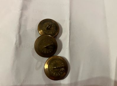 World War 1 brass buttons