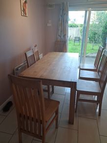 table and chairs