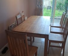 table and chairs