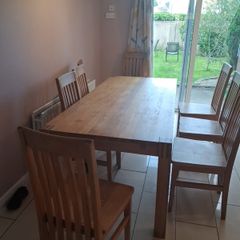 table and chairs