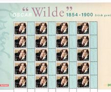 2000 Ireland Oscar Wilde Personalised Commemorative Stamp Full Sheet Mint Never Hinged (MNH)