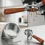 54mm Portafilter Basket, Stainless Steel Espresso Filter Basket, Reusable Metal Coffee Filter Double Shot Coffee Basket for 54mm Espresso Machine Portafilter Image 2