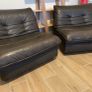 Natuzzi Genuine Leather Italian Couch 2 plus 2 Image 2