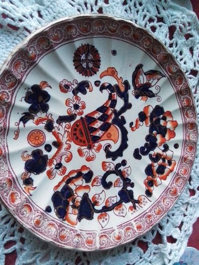 Antique Imari Indian Pattern Crown Devon