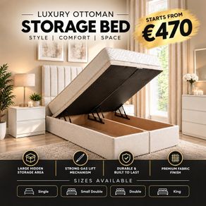 Divan Storage Bed - All Sizes - Free Delivery