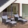 5 Piece Rattan Garden Furniture Set Image 7