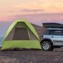 Lightweight 4-5 Person Vehicle Side Camping Tent for SUVs, CUVs, Minivans W/ Mesh Window and Door, Storage Bag, Carrying Bag Image 3