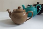 Stylish Small Teapot by Dudson Vitrified Stoneware, Hanley, England, Holds 300 ml, Half a Pint, A Lovely Utility Ware Piece