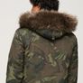 Hooded Everest Puffer Bomber Jacket - Colour: Army Camo Image 2
