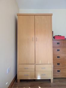 Wooden Wardrobes 2 Available  Matching Pair