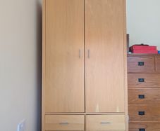 Wooden Wardrobes 2 Available  Matching Pair