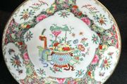 Vintage Oriental Hand Painted Plate