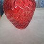 Strawberry Shaped Glass Vase Image 6