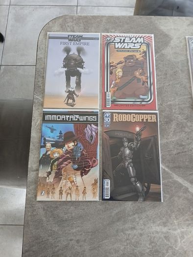 Steampunk comics bundle/joblot 18 issues. Freepost