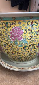 vintage large pots
