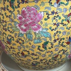 vintage large pots