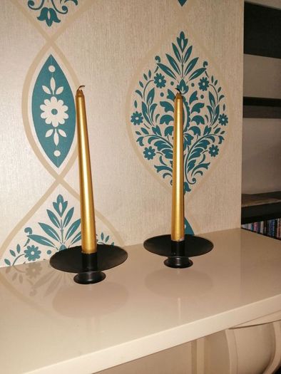 Candle Holders with candles