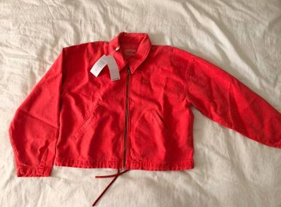 LACOSTE Red denim jacket Brand new