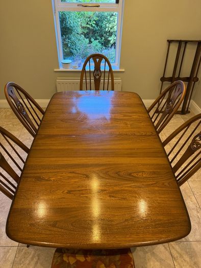 ercol Dining table & chairs