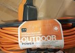 Outdoor extension lead with waterproof socket 15 m lomg