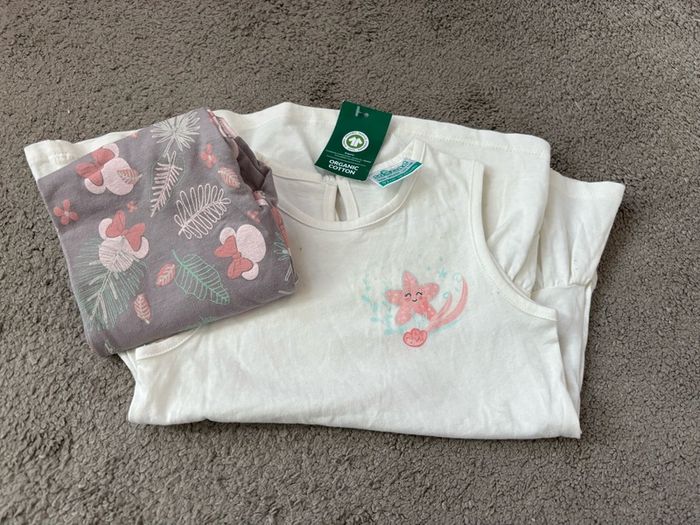 New baby girl tunic 18-24months  92cm organic cotton