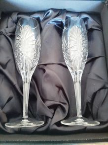 Royle Doulton Keswick Flutes x 2 BRAND NEW