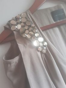 Hotel Particulier Pure Silk Crystals Embellished Dress