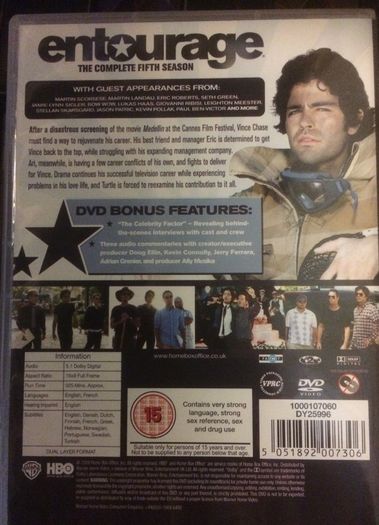Entourage - Seasons 1-8 (Complete Series) [DVD TV Boxset]
