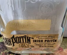 vintage poitin bottle