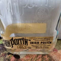 vintage poitin bottle