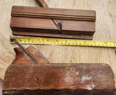 Two Vintage wooden carpenters planes