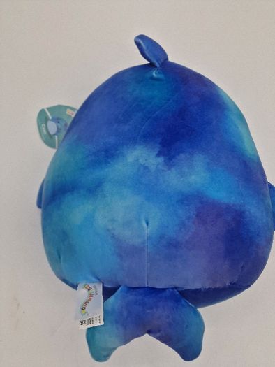 Squishmallows Sea Life Squad Cyan Whale, 7.5 Inch Plush