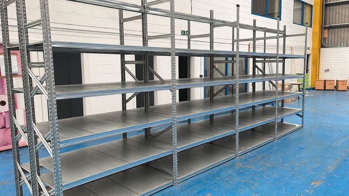 Galvanised Longspan Shelving / Racking Like New Shelves