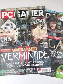 2 x PC Gamer Magazines  January 2018/2019