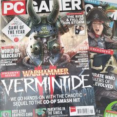 2 x PC Gamer Magazines  January 2018/2019