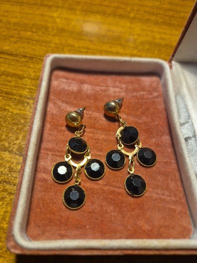 Vintage Black Earrings