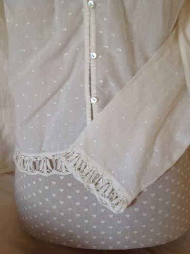 Bnwt Zara Cream Top Size S