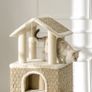 with Cat Cave incl. Toys Sisal Plush Khaki + Beige + Coffee Image 4