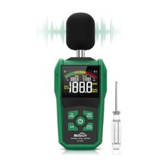Decibel Meter, Digital Sound Level Meter with LCD Color Screen,Portable SPL Meter Range 30-130dB