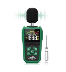 Decibel Meter, Digital Sound Level Meter with LCD Color Screen,Portable SPL Meter Range 30-130dB
