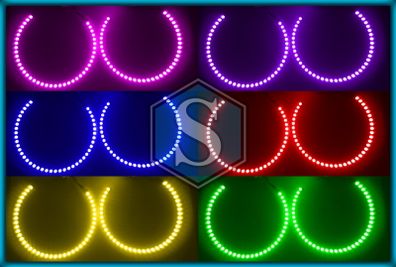Rgb Led Angel Eyes Rings - Bmw E36, E39, E46, E38, E30, E32, E34, E85 E86 Z4