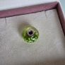 Pandora green murano glass flower charm xxl very good condition fully hallmarked Image 4
