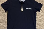 Navy polo shirt
